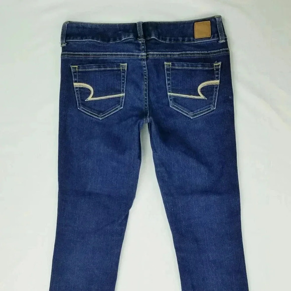 American Eagle size 4 Regular Women's Artist Blue Denim Jeans - Picture 1 of 10